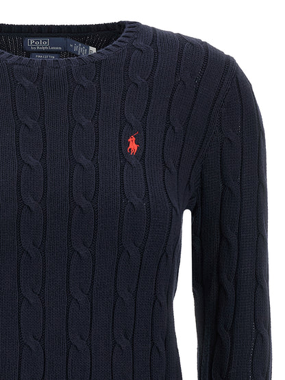 Polo Ralph Lauren Blue Cotton Cardigan