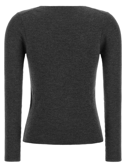 P.A.R.O.S.H. Gray Wool Cardigan