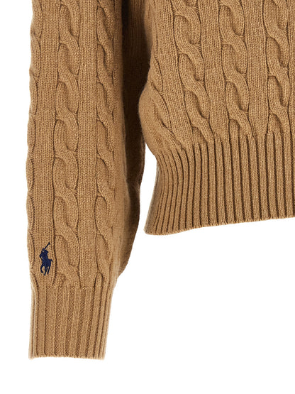 Polo Ralph Lauren Brown Wool Cardigan