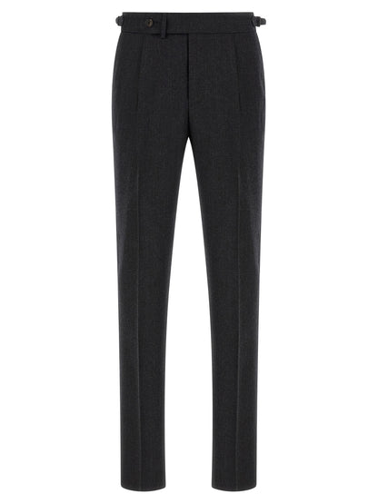 Pal Zileri Gray Wool Dress Pants