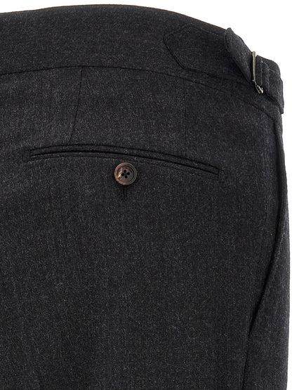 Pal Zileri Gray Wool Dress Pants