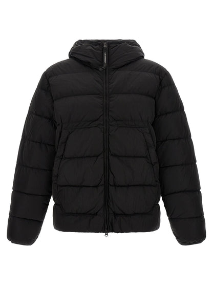 C.P. Company Black Polyamide Full-Length Jacket