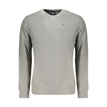 North Sails Gray Cotton Men's Sweatshirt