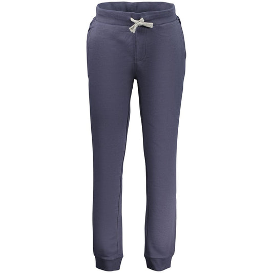 Joggers by North Sails for men in cotton blue & signature features an sartorial and long with a cut for a sartorial finish.