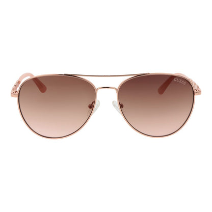Guess Rose Gold Metal Sunglasses