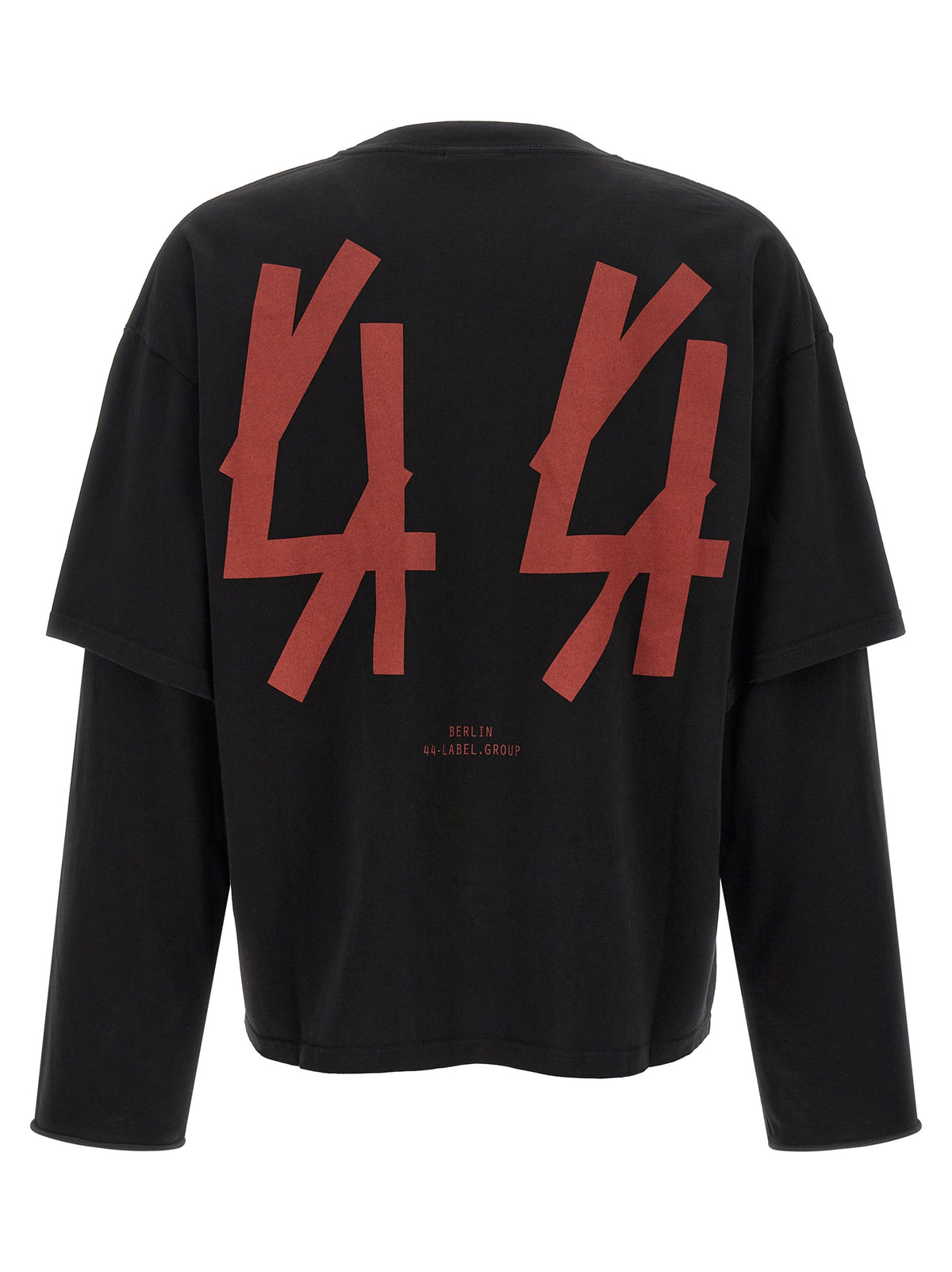 44 Label Group Black Cotton T-Shirt