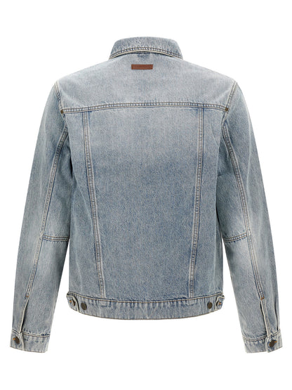 Entire Studios Blue Cotton Denim Jacket