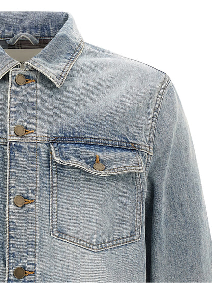 Entire Studios Blue Cotton Denim Jacket