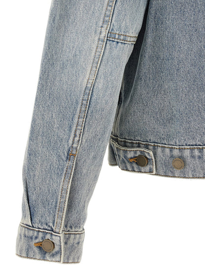 Entire Studios Blue Cotton Denim Jacket