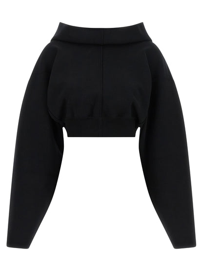 Rick Owens Black Viscose Sweatshirt