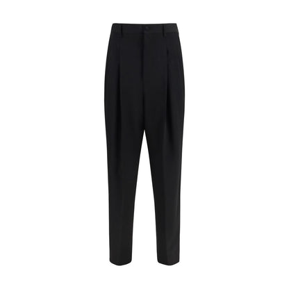 Dolce & Gabbana Black Wool Oves Aries Dress Pants