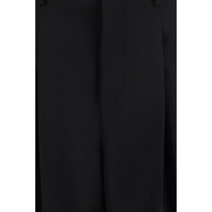Dolce & Gabbana Black Wool Oves Aries Dress Pants