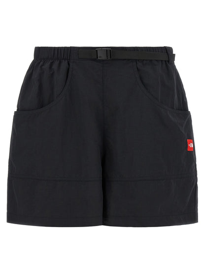 Bermuda Shorts by The North Face for men in nylon fabric black & red presents a sleek silhouette, featuring a sleek wide with a refined short and a sophisticated .