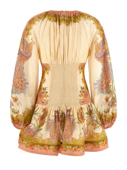 Zimmermann Multicolor Cotton Short Dress