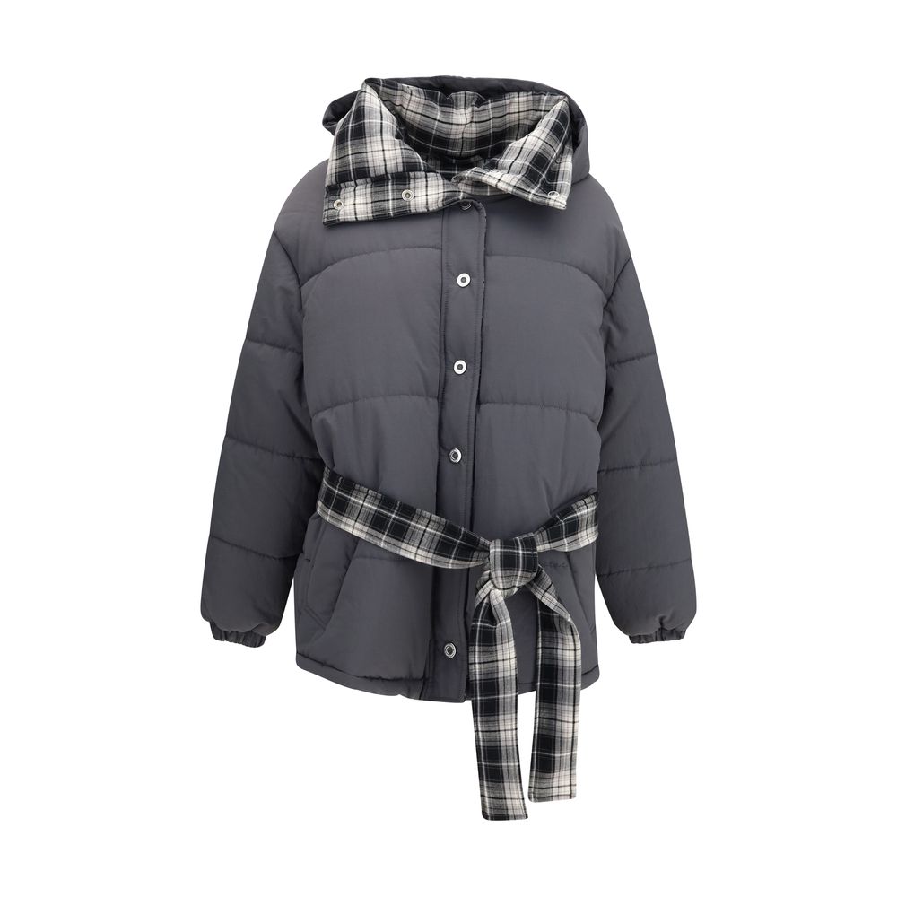MARBELL Gray Polyamide Full-Length Jacket