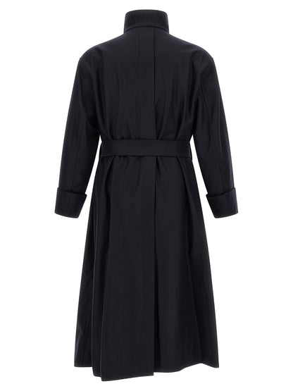 Issey Miyake Black Wool Coat