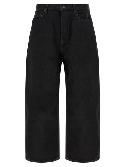 Balenciaga Black Cotton Jeans Denim