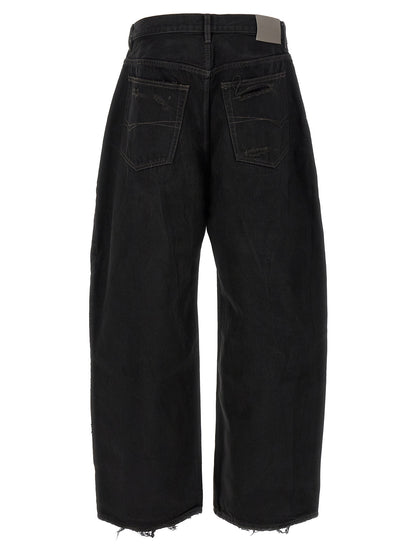 Balenciaga Black Cotton Jeans Denim