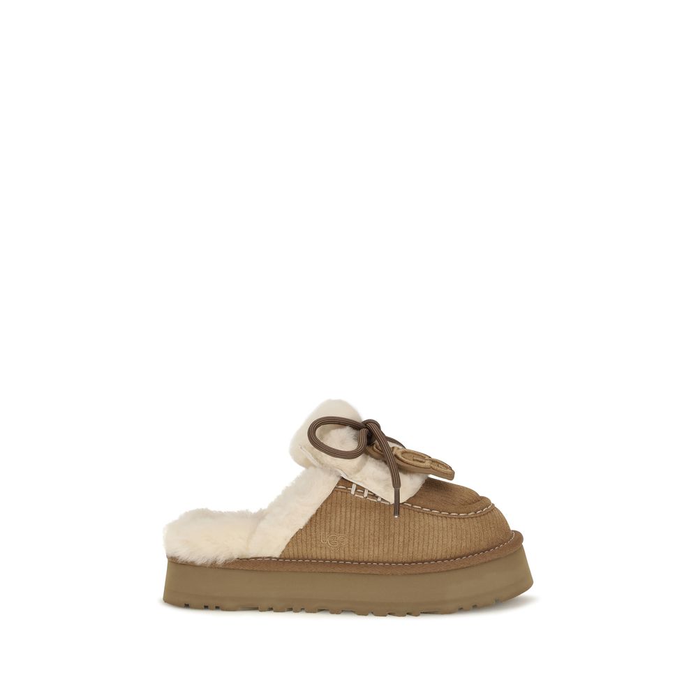 UGG Brown Suede Leather Slippers