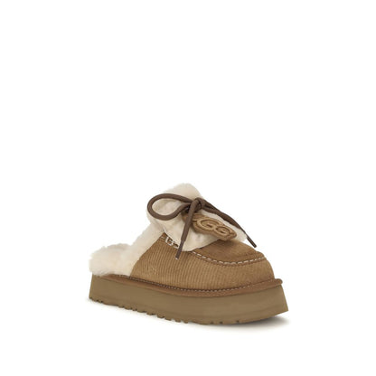 UGG Brown Suede Leather Slippers