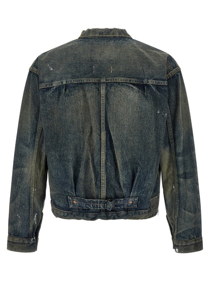Junya Watanabe Blue Cotton Denim Jacket