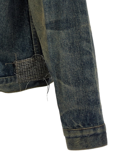 Junya Watanabe Blue Cotton Denim Jacket