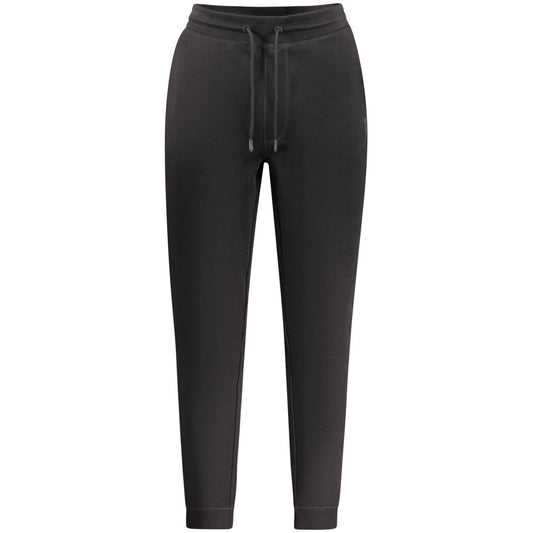 Joggers by Hugo Boss for men in cotton black features a polished silhouette with a polished , reaching a polished long and finished with a polished .