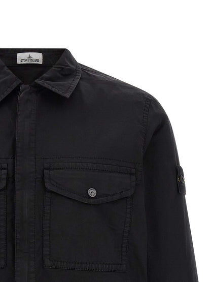 Stone Island Black Cotton Blouse