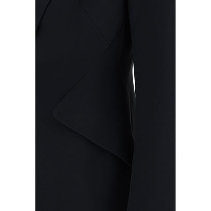 Alexander McQueen Black Acetate Blazer