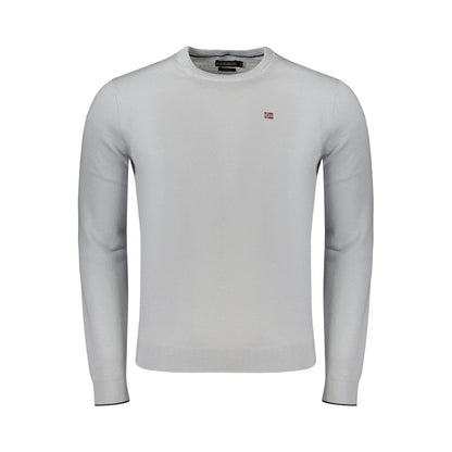 Napapijri Gray Wool Sweatshirt
