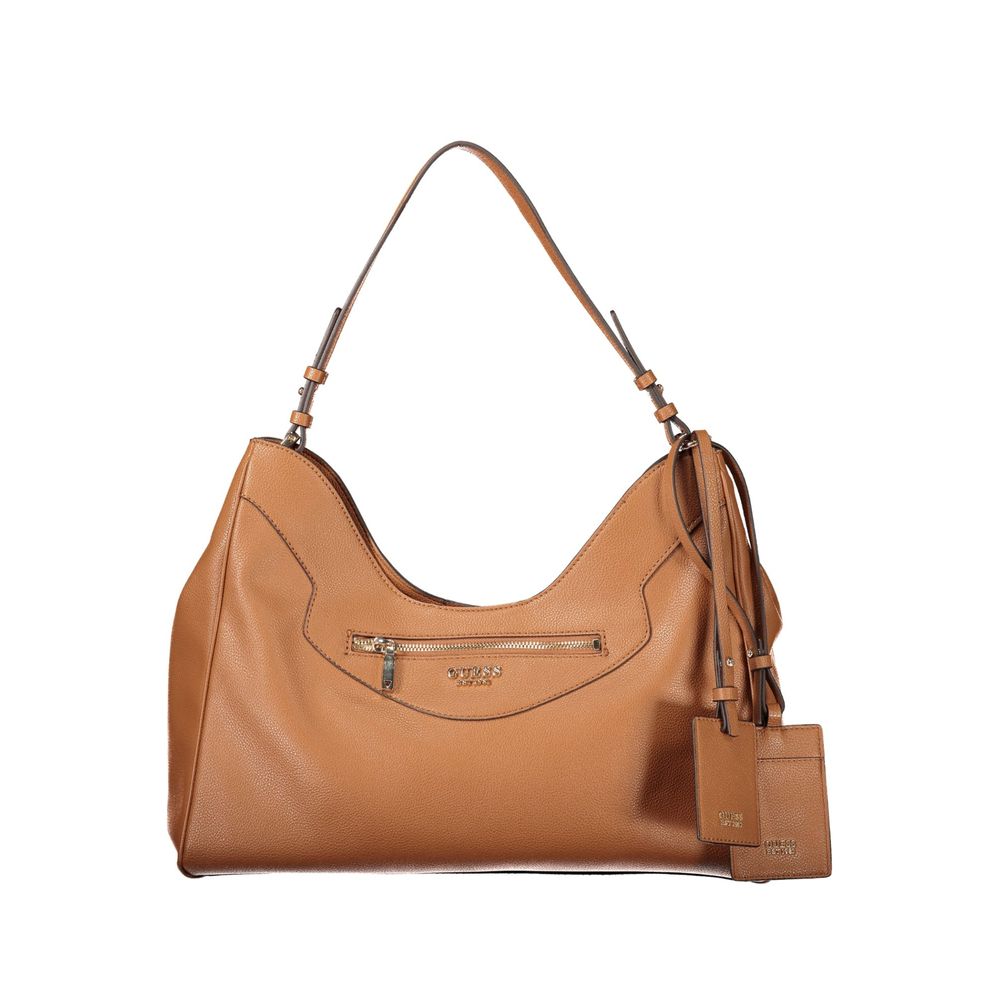 Guess Jeans Antonia Polyethylene Handbag - Brown