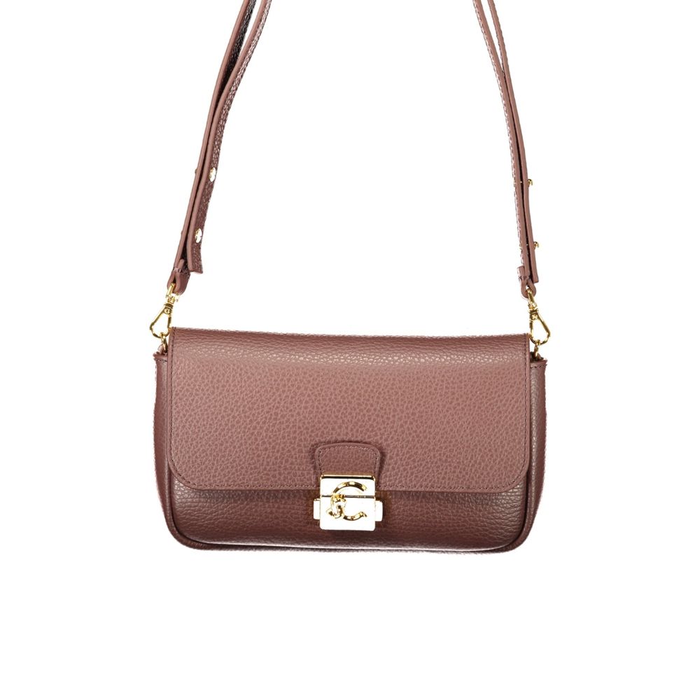 Mini Handbag by Coccinelle for women in leather & metallized fiber brown features a contemporary silhouette, showcasing a secure snap, ample cardholder, and contemporary shoulder-strap & adjustable-strap for a sophisticated look.