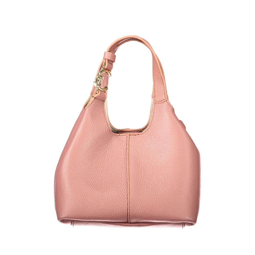 Pouch Handbag by Coccinelle for women in leather pink features a contemporary silhouette, showcasing a secure snap, ample , and contemporary shoulder-strap, adjustable-strap & handle for a sophisticated look.