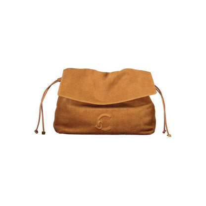 Coccinelle Lidia Suede Leather Handbag - Brown