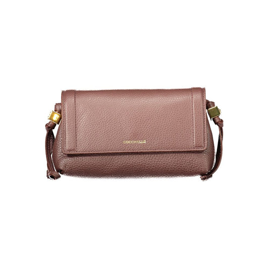 Handbag by Coccinelle for women in leather brown features an refined silhouette, showcasing a secure snap, ample , and versatile shoulder-strap & adjustable-strap for a sophisticated refined aesthetic.