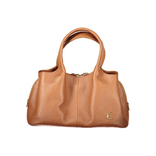 Handbag by Coccinelle for women in leather brown features a exquisite silhouette, showcasing a secure zipper & magnetic and exquisite external-pockets & internal-pockets with versatile shoulder-strap, adjustable-strap & handle for a exquisite finish.