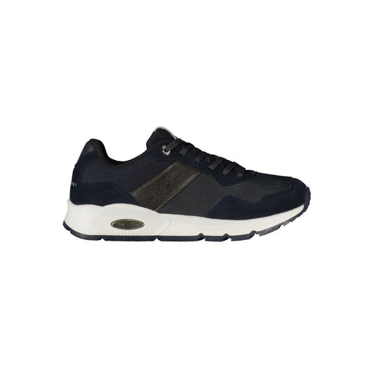 Athletic Sneakers by Navigare for men in polyester blue, brown & print showcases an impeccable silhouette, defined by an impeccable athletic style design that perfectly captures the essence of the Men's Athletic Polyester Sneakers.