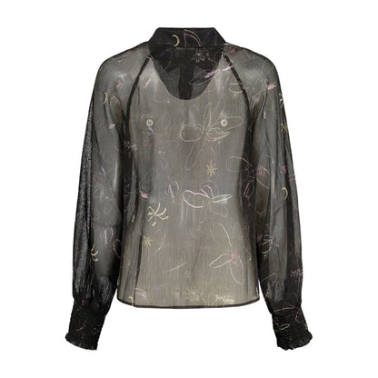 Desigual Black Polyester Blouse