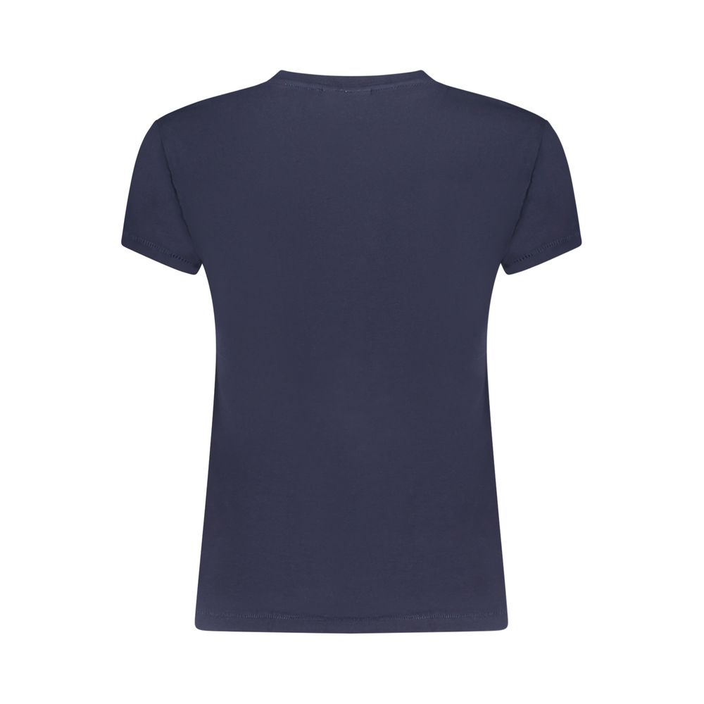 T-Shirt by Desigual for women in cotton blue & print features an on trend silhouette, perfectly showcasing a on trend and for an elevated aesthetic.
