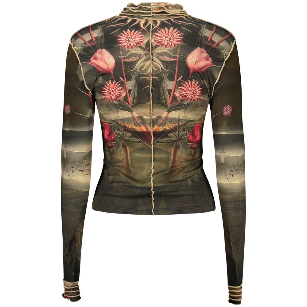 T-Shirt by Desigual for women in elastane black showcases a chic silhouette, artfully detailed with a chic and for a chic finish.