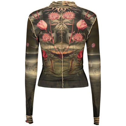 T-Shirt by Desigual for women in elastane black showcases a chic silhouette, artfully detailed with a chic and for a chic finish.