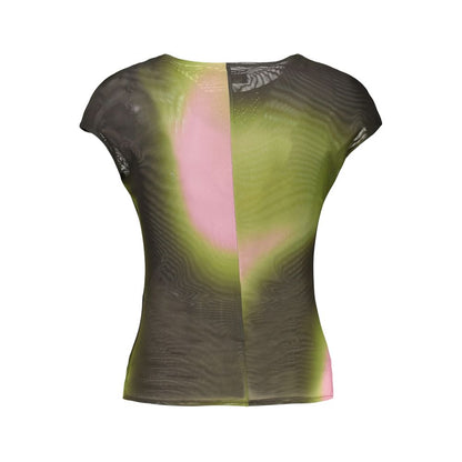 Desigual Green Polyester T-Shirt