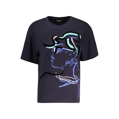 Desigual Blue Cotton T-Shirt