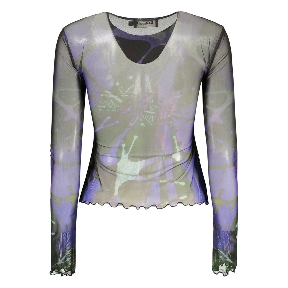 Desigual Blue Polyester T-Shirt