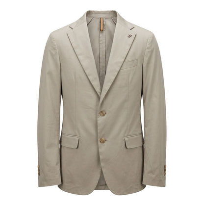 Roberto Pepe Luxury Beige Cotton Men's Jacket