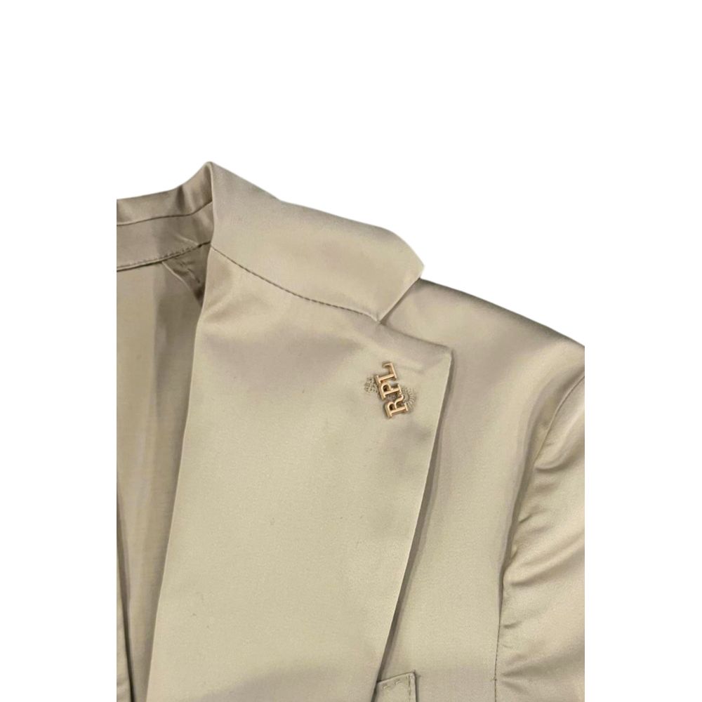 Roberto Pepe Luxury Beige Cotton Men's Jacket