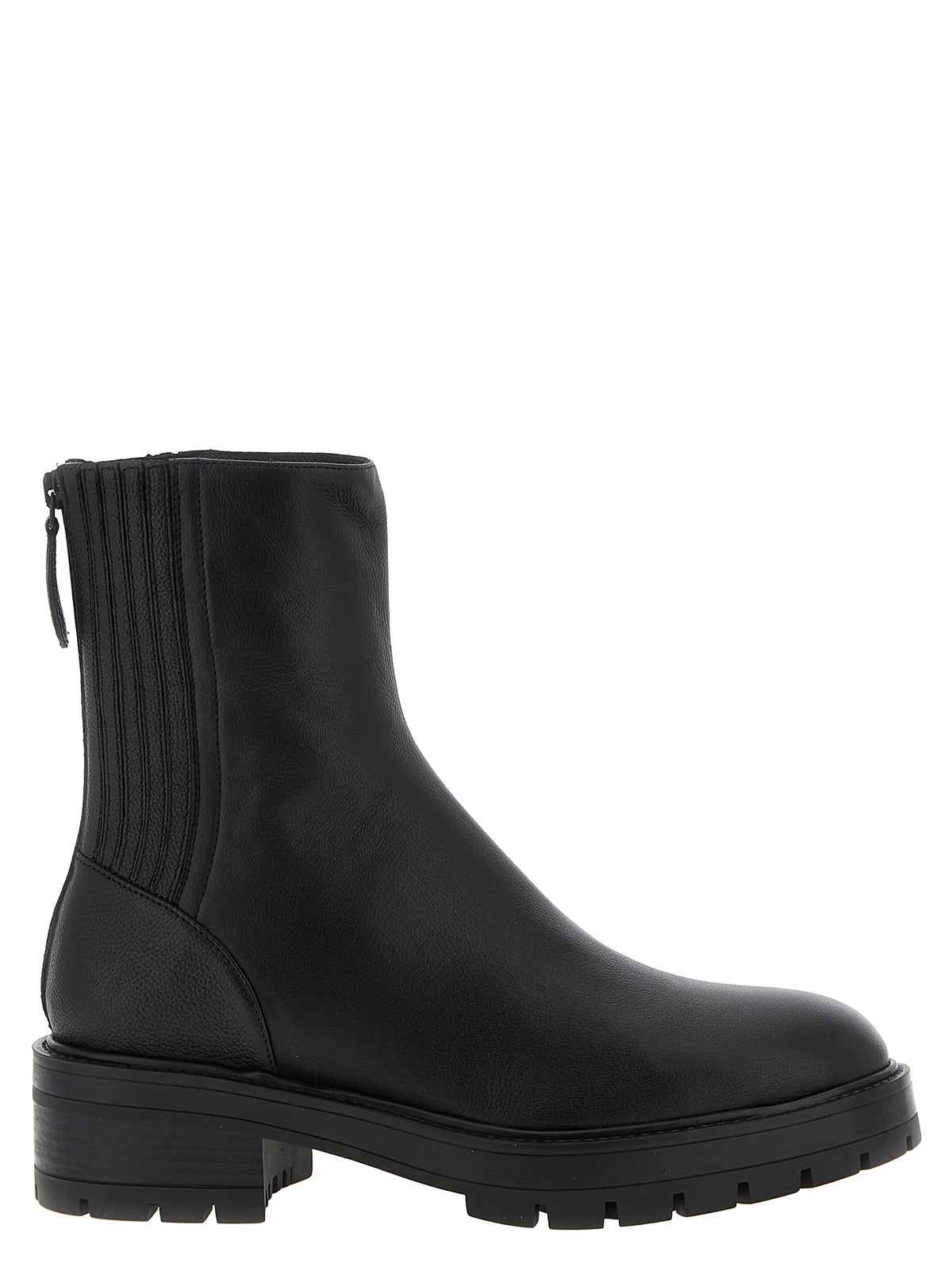 Aquazzura Women's Calfskin Leather Ankle Boots - Black