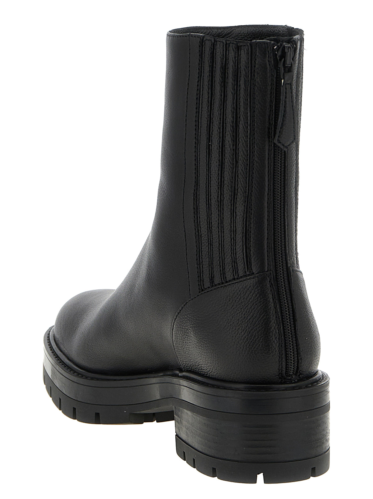 Aquazzura Women's Calfskin Leather Ankle Boots - Black