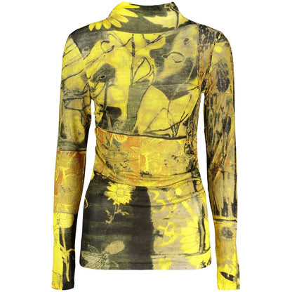 Desigual Yellow Viscose Women's Top