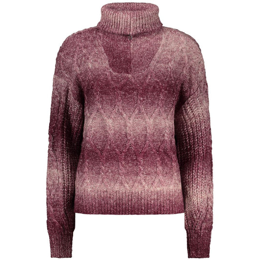 Sweatshirt by Desigual for women in wool polyester & polyamide purple & violet features an magnificent silhouette, showcasing a sophisticated and detail for a truly magnificent finish.